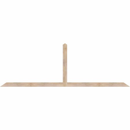 Ekena Millwork Portland Smooth Timber Gable Bracket, Douglas Fir, 108"W x 36"H x 1 1/2"D x 3 1/2"F, 8/12 Pitch GBW108X36X0204POR00SDF
